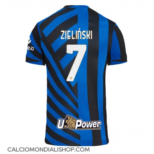 Maglie da calcio Inter Milan Piotr Zielinski #7 Prima Maglia 2024-25 Manica Corta